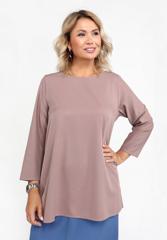 Туника Спокойный силуэт шир.  580, рис. 5