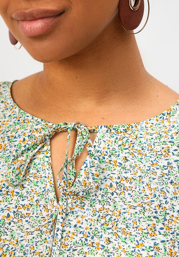 Платье с ярусами из штапеля шир.  580, рис. 30