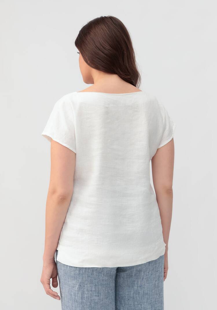 Блуза с удлиненной линией плеча Камилла шир.  750, рис. 3