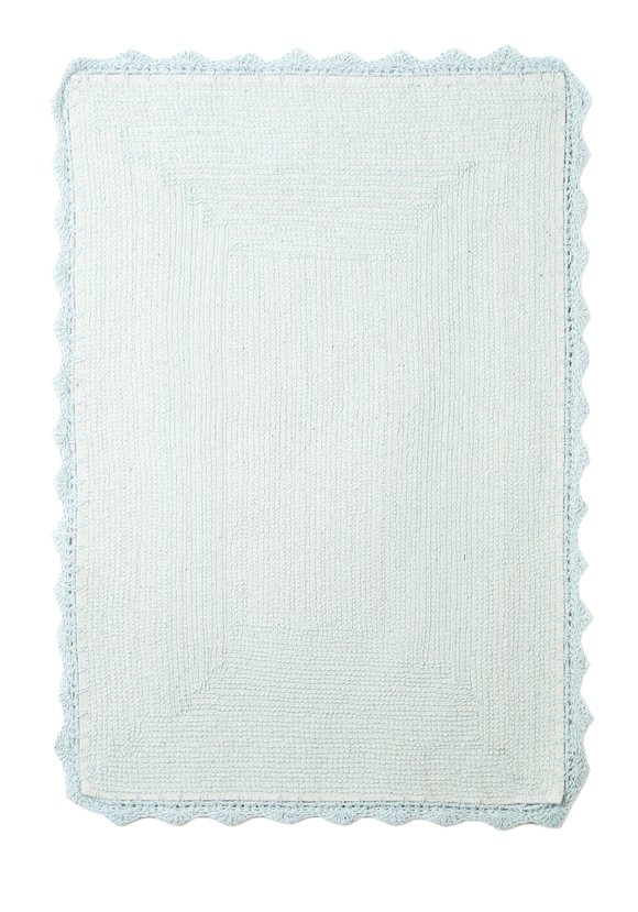 Коврик для ванной с кружевом шир.  580, рис. 3