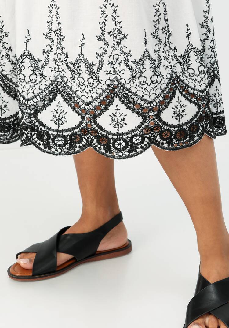 Платье свободного кроя с вышивкой шир.  750, рис. 6