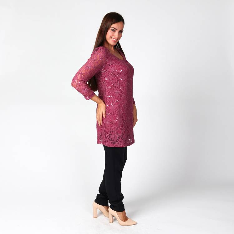 Туника из ажурной ткани шир.  750, рис. 5