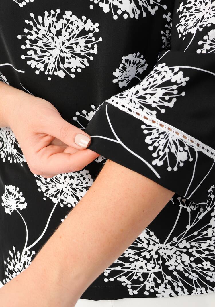 Блуза свободного кроя с рукавами 7/8 шир.  750, рис. 24