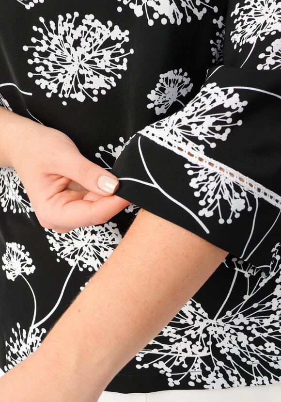 Блуза свободного кроя с рукавами 7/8 шир.  580, рис. 24