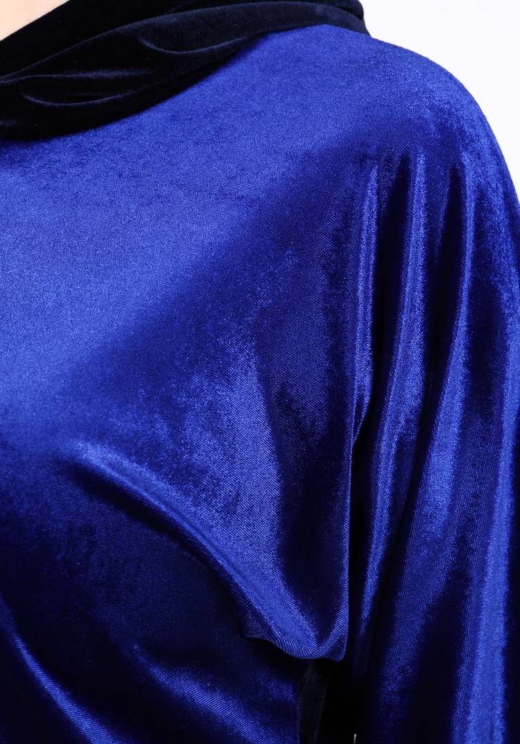 Туника бархатная с капюшоном шир.  750, рис. 25