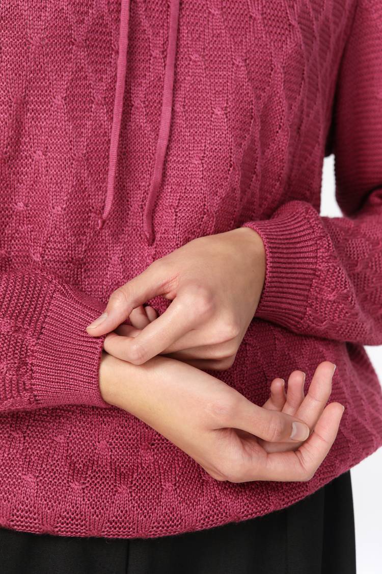 Джемпер женский с капюшоном шир.  750, рис. 10