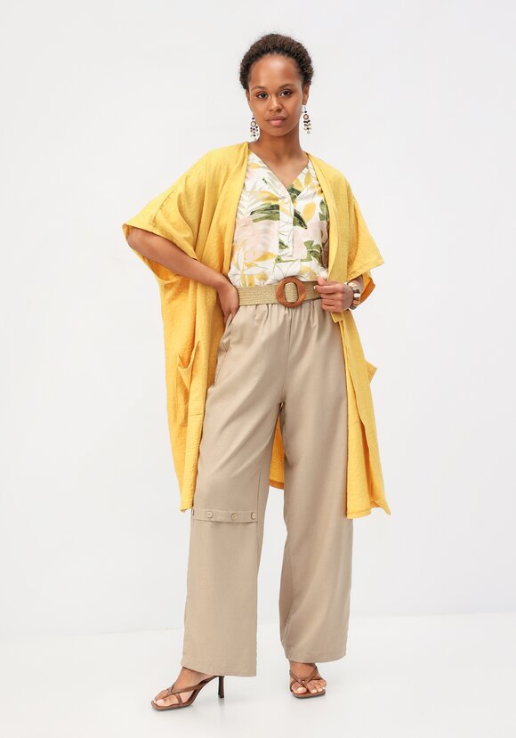 Брюки с декоративной планкой шир.  580, рис. 30