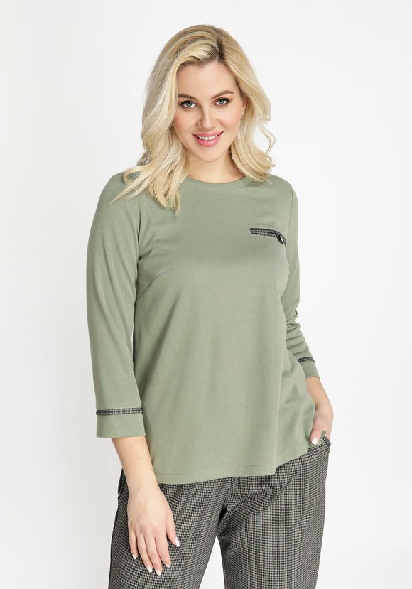 Блуза Выразительный образ шир.  580, рис. 5