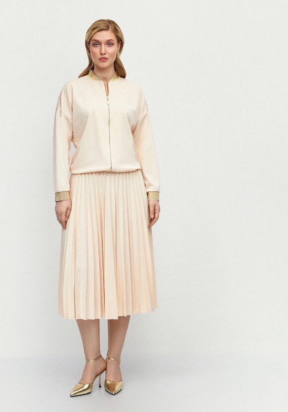 Бомбер трикотажный с ажурной спинкой шир.  580, рис. 10