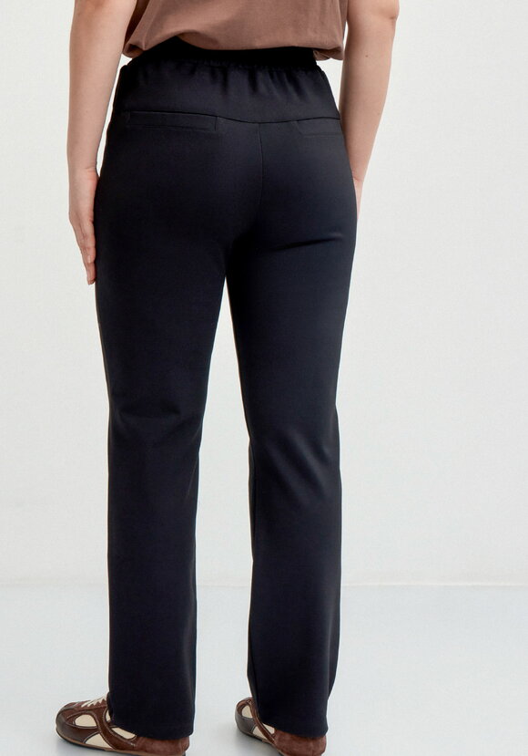 Брюки из джери с кокеткой по спинке шир.  580, рис. 3