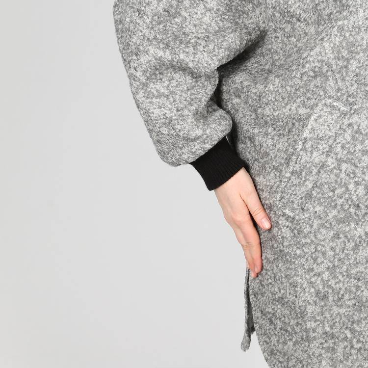 Пальто-пончо на пуговицах шир.  750, рис. 5