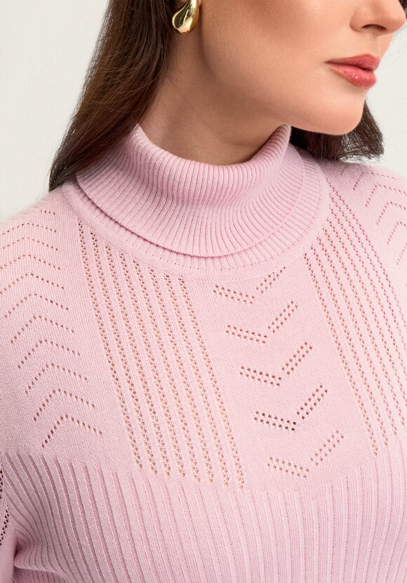 Водолазка из вискозы с узором шир.  580, рис. 34