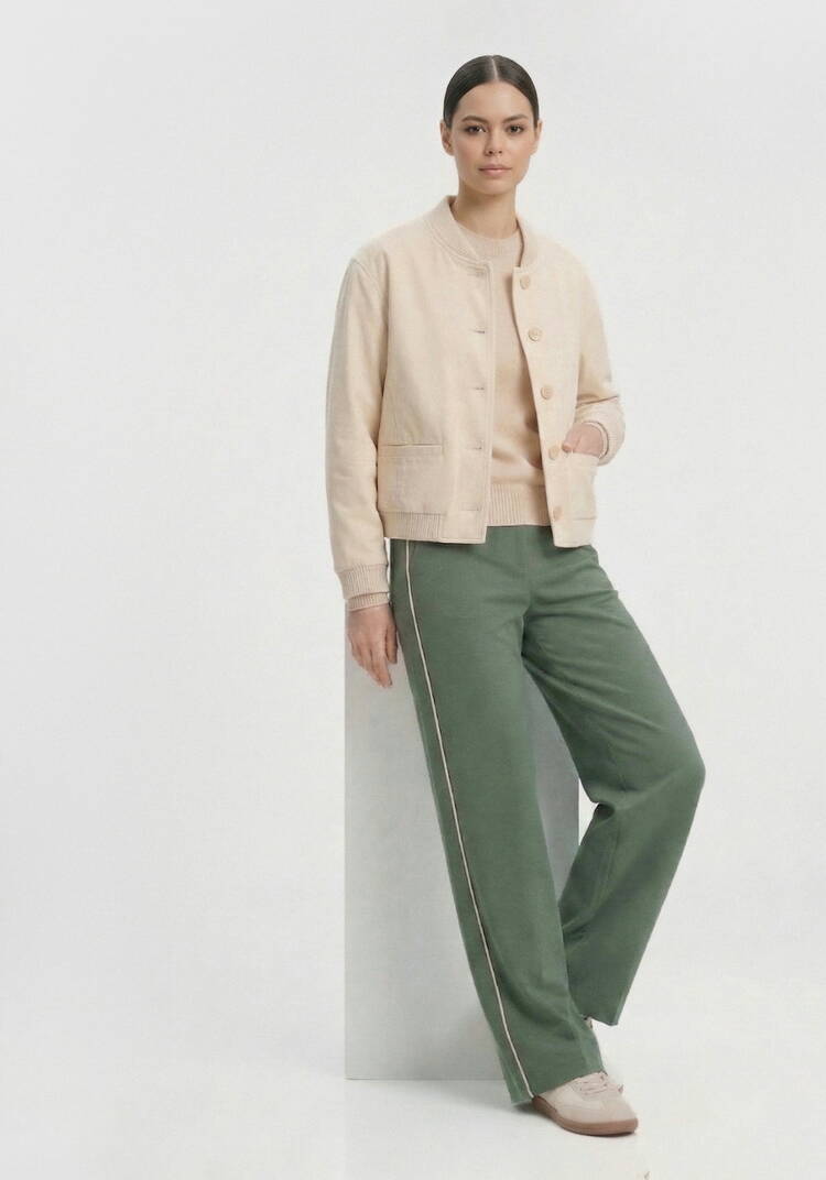 Брюки с кантами Трейси шир.  750, рис. 16