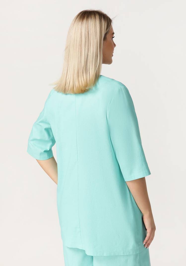 Жакет с карманами свободного кроя шир.  750, рис. 11