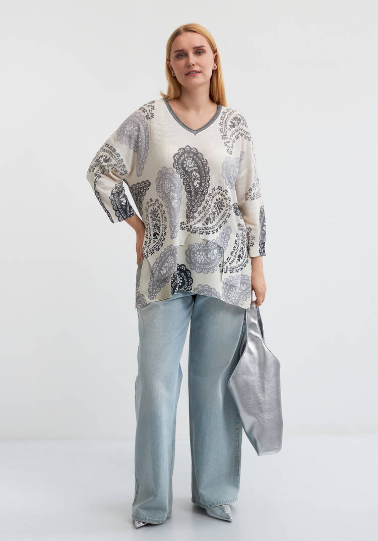 Блуза Краски жизни шир.  750, рис. 8