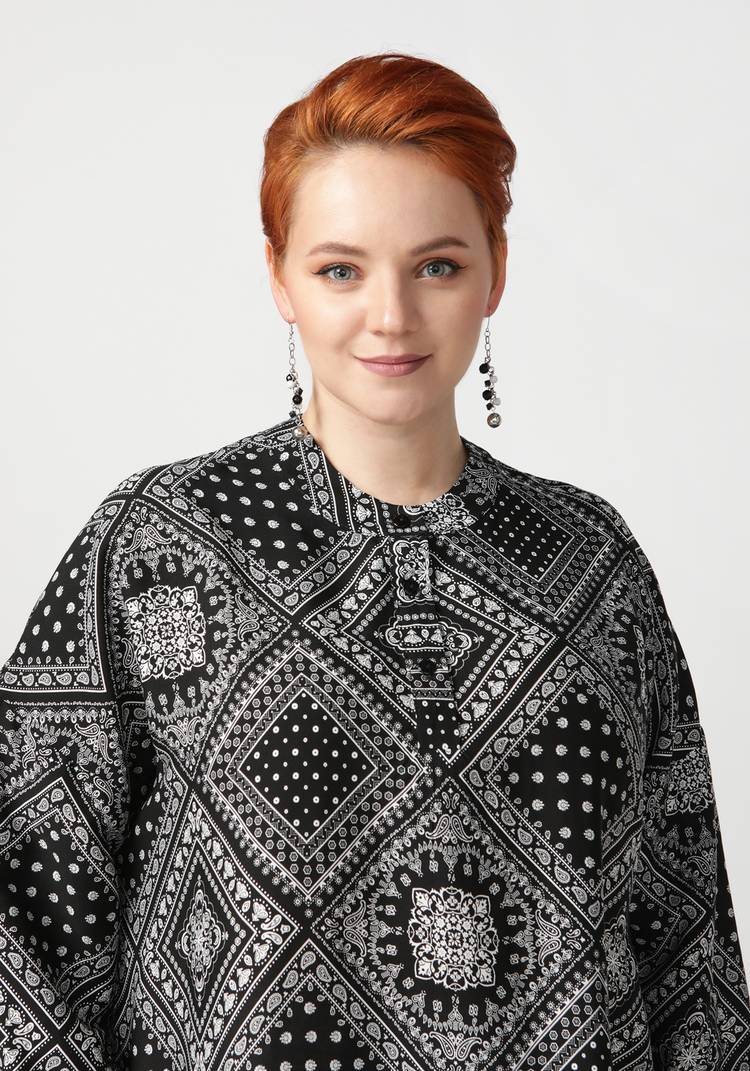 Блуза Приятное мгновение шир.  750, рис. 7