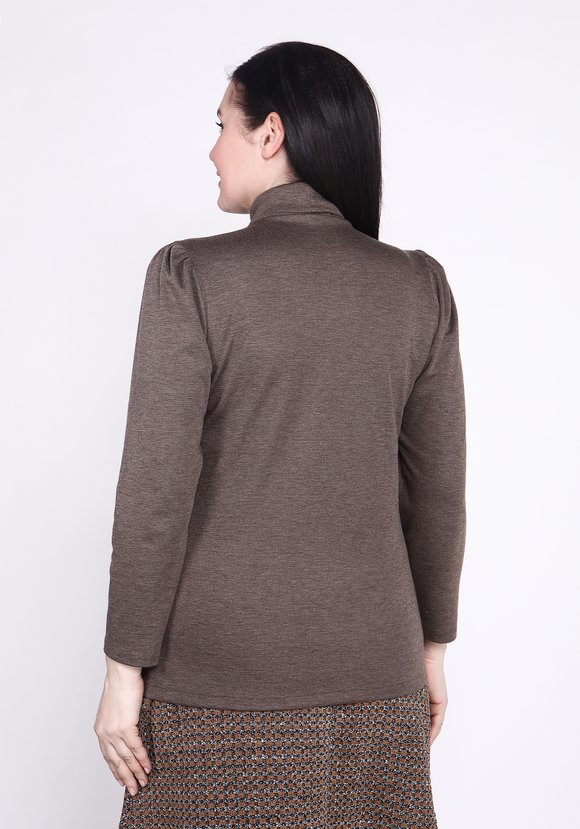 Водолазка базовая прямого кроя шир.  580, рис. 12