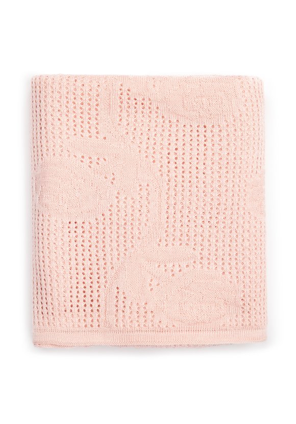 Палантин в технике ажура с имитацией кружева шир.  580, рис. 1