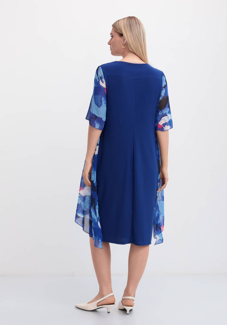 Платье с шифоновой накидкой с узором шир.  750, рис. 9