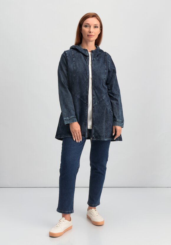 Толстовка свободного кроя с капюшоном шир.  580, рис. 2