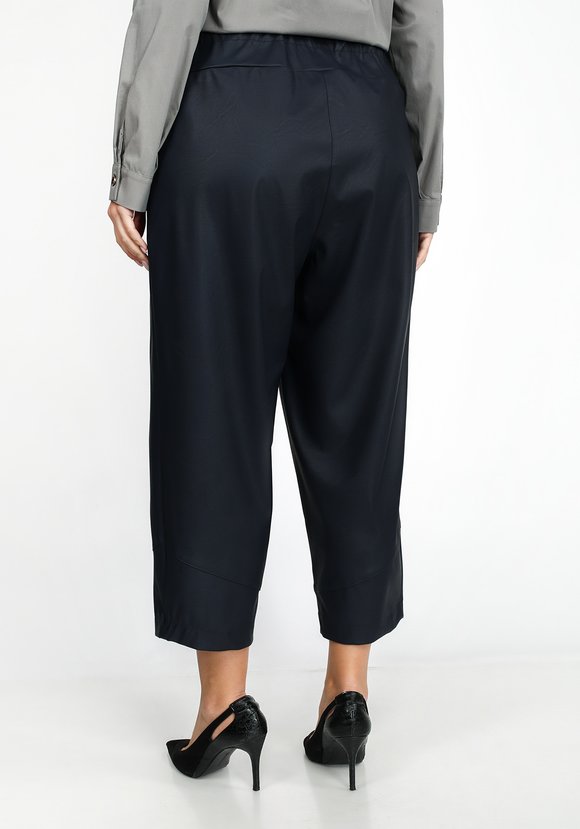 Брюки из экокожи на резинке шир.  580, рис. 3