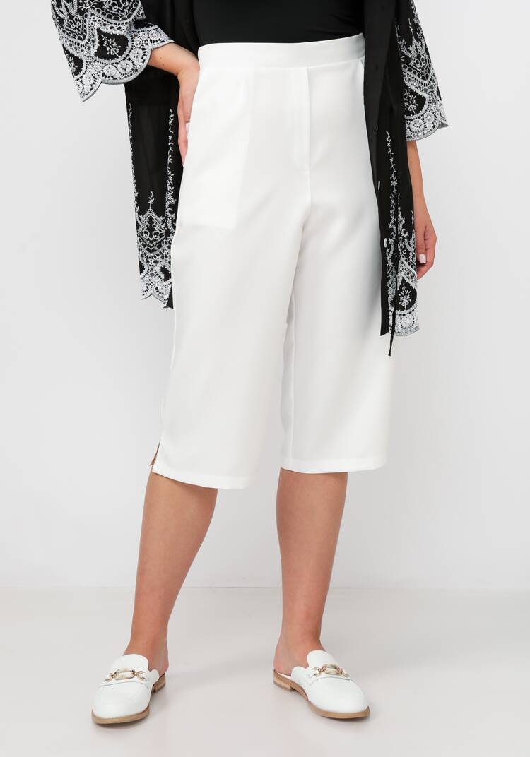 Капри с карманами прямого кроя шир.  750, рис. 7