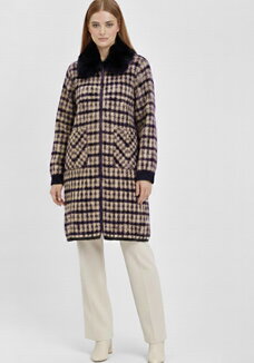 Пальто с отстегивающимся мехом