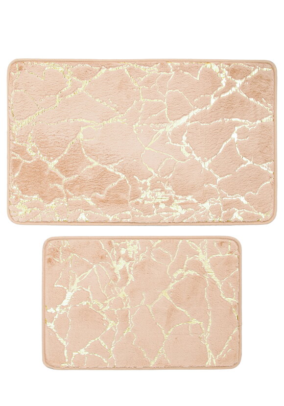 Комплект ковриков для ванной Блеск, 2 шт. шир.  580, рис. 1