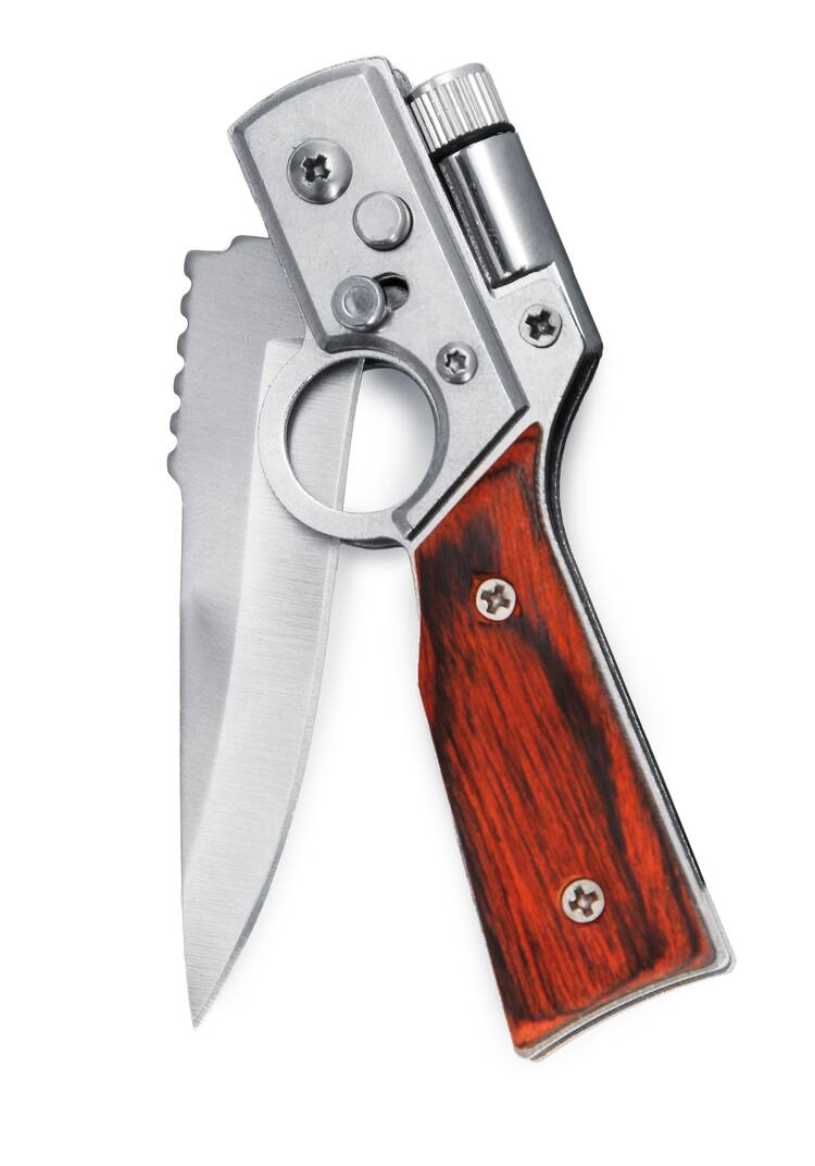 Нож складной с фонариком шир.  750, рис. 3