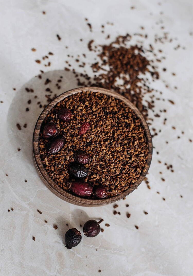 Чай из чаги с шиповником в берёзовом бочонке шир.  750, рис. 6