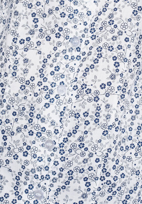 Блузка рукав 3/4 с отделкой кружевом шир.  580, рис. 4