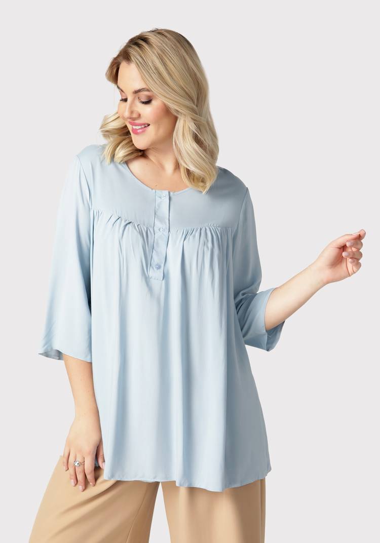 Блуза свободного кроя на пуговичках шир.  750, рис. 11