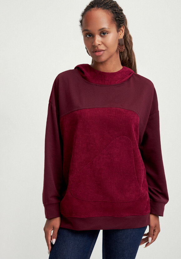 Худи оверсайз комбинированное шир.  580, рис. 21