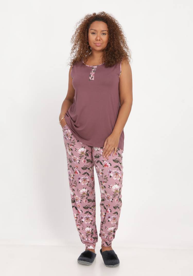 Комплект из топа и брюк с карманами шир.  750, рис. 5