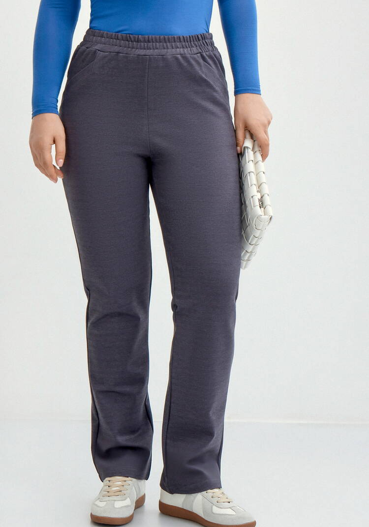 Брюки из джери с кокеткой по спинке шир.  750, рис. 16