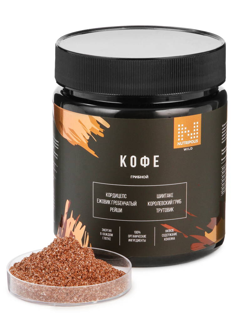 Напиток растворимый Грибной кофе шир.  750, рис. 3