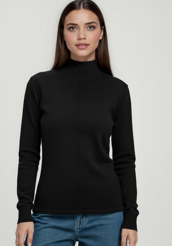 Джемпер с цельнокроеной стойкой шир.  580, рис. 4