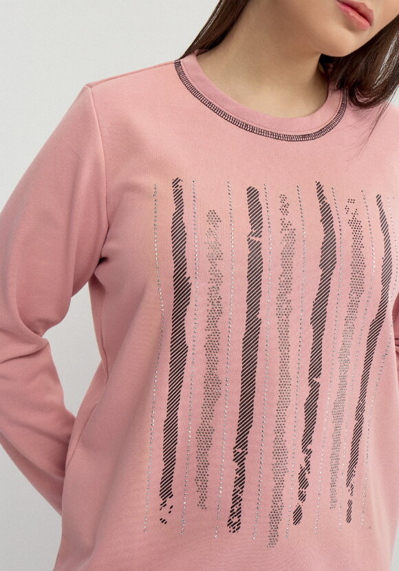 Лонгслив свободного кроя шир.  580, рис. 18