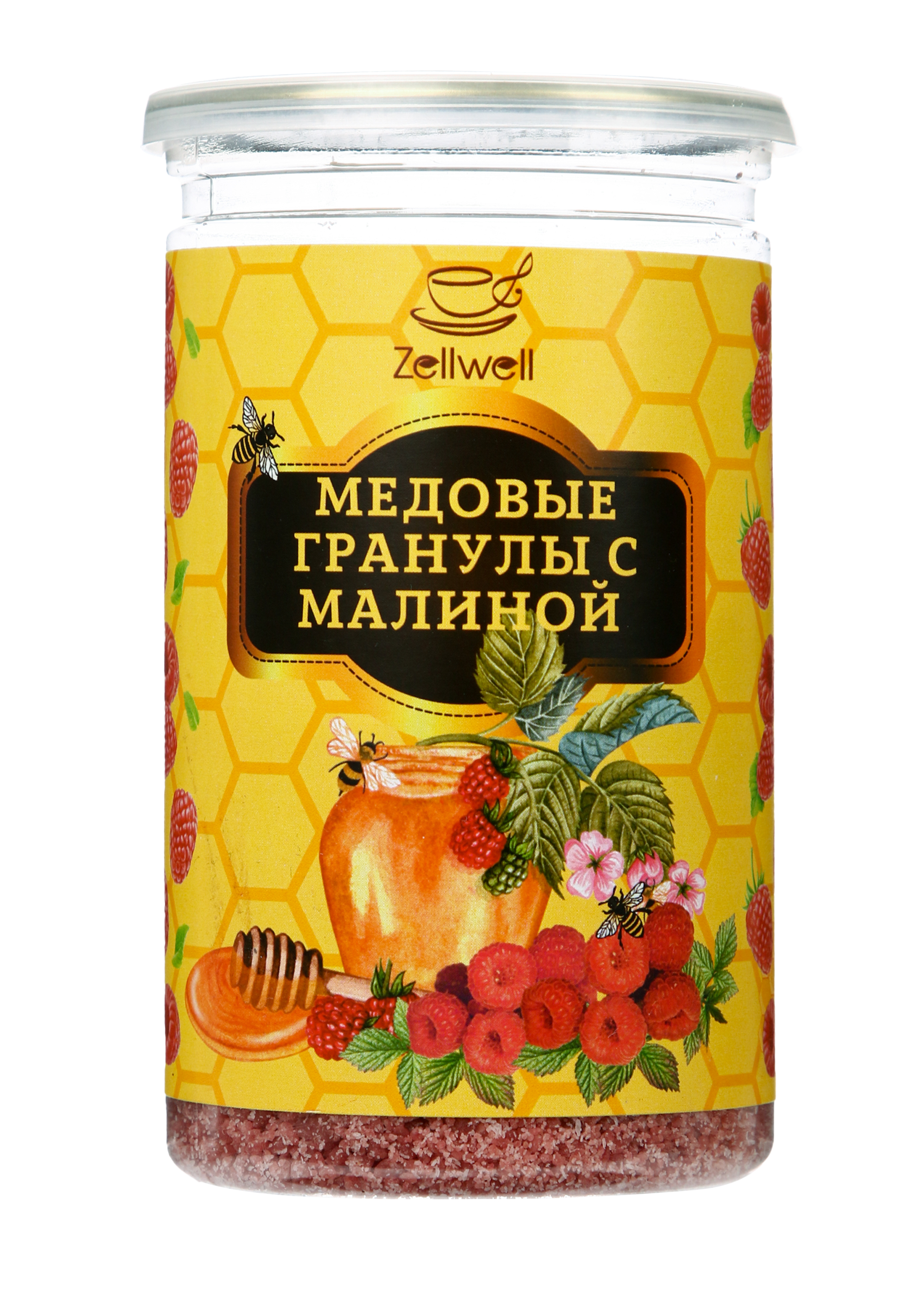 Медовые гранулы Zellwell, цвет с лимоном и имбирем