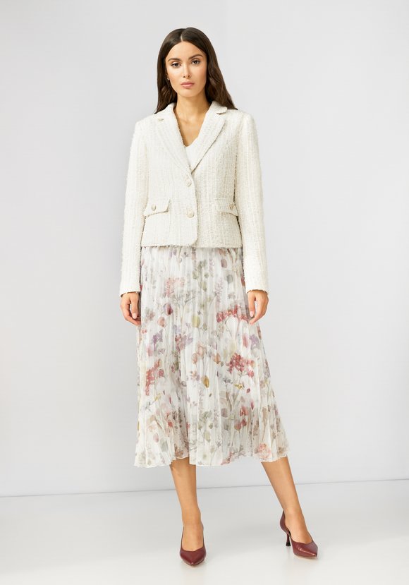 Жакет укороченный из твида шир.  580, рис. 7