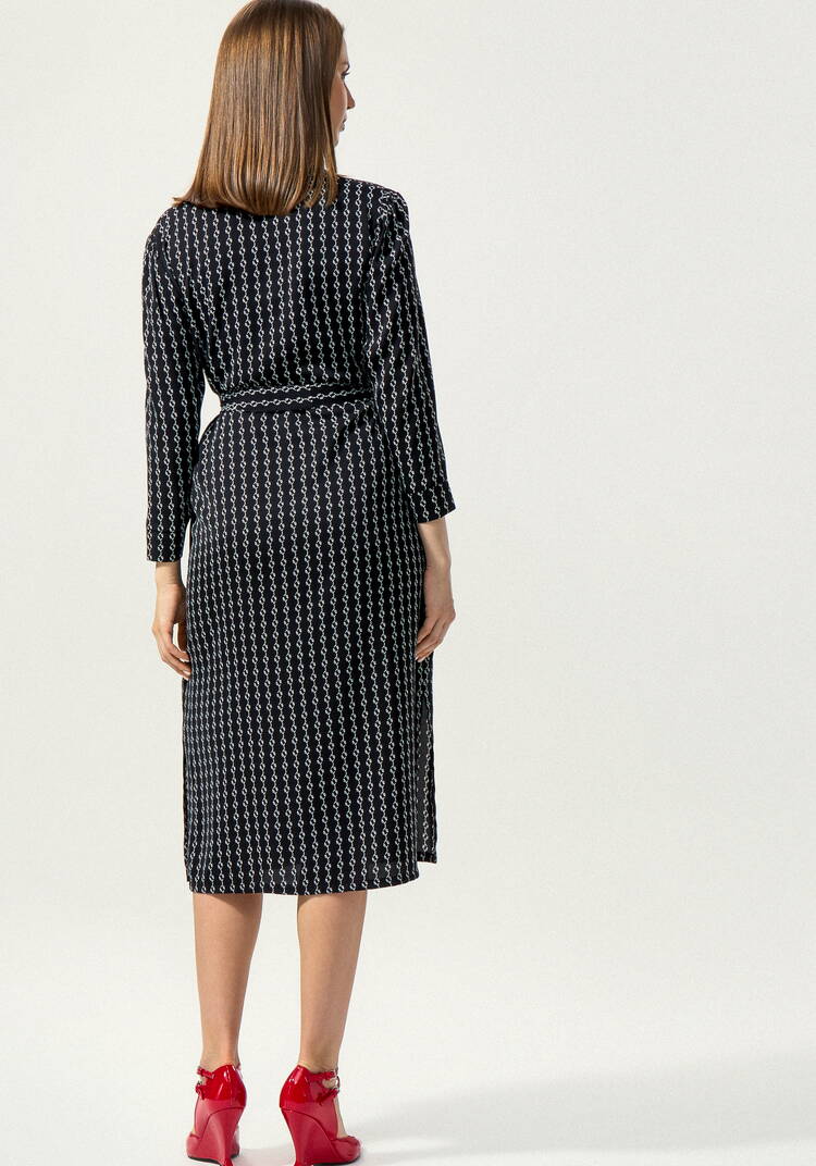 Платье-рубашка с воротником-стойкой шир.  750, рис. 20