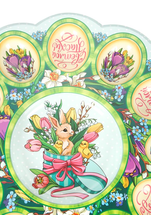 Пасхальная подставка для яиц и кулича шир.  580, рис. 6