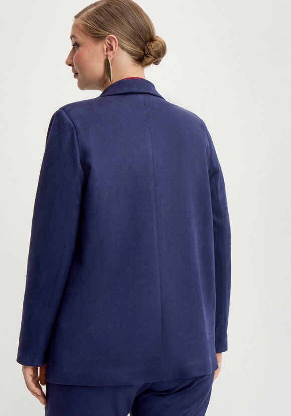 Пиджак одноборный замшевый шир.  580, рис. 9