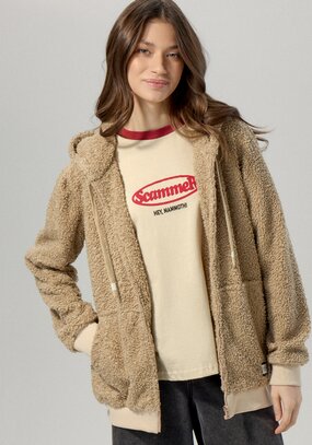 Толстовка с капюшоном меховая