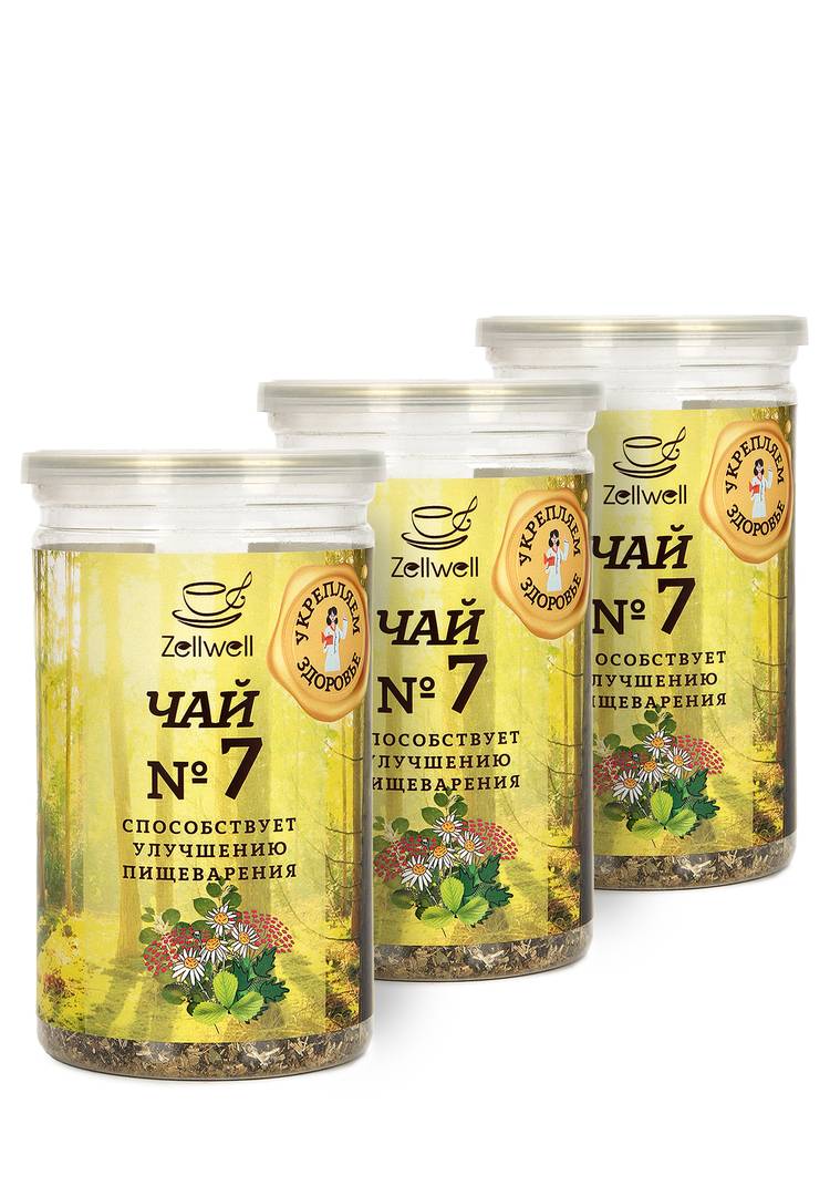 Чай Вкусно и полезно, набор из 3-х банок шир.  750, рис. 1