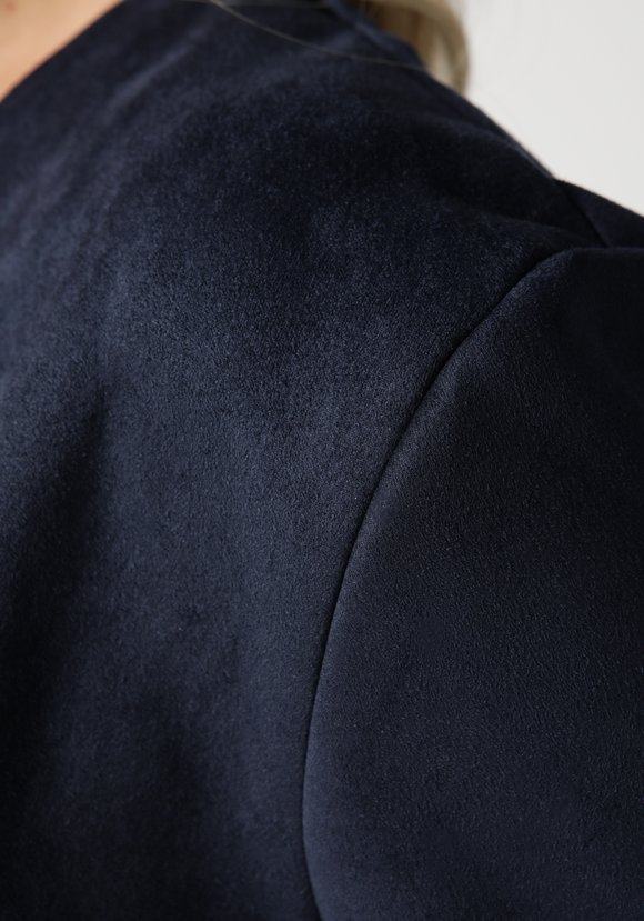 Жакет с карманами из эко-замши шир.  580, рис. 14