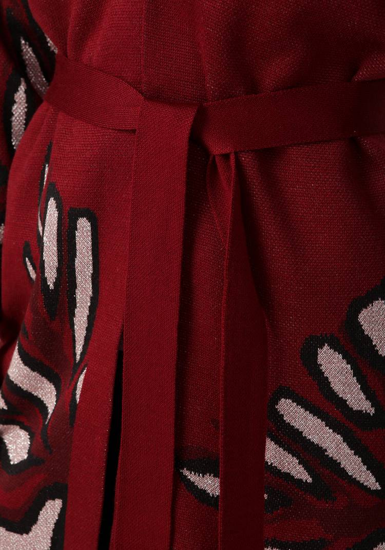 Кардиган с крупным орнаментом шир.  750, рис. 9