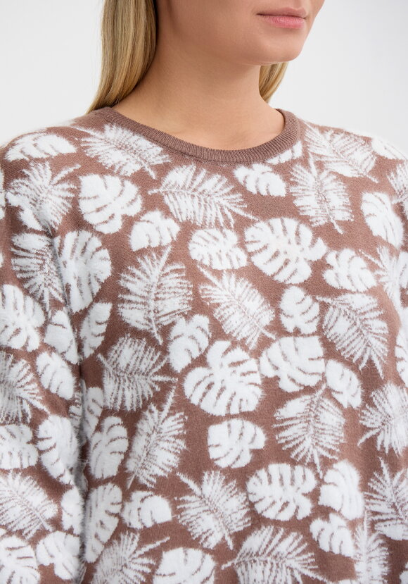 Туника пушистая с принтом шир.  580, рис. 44