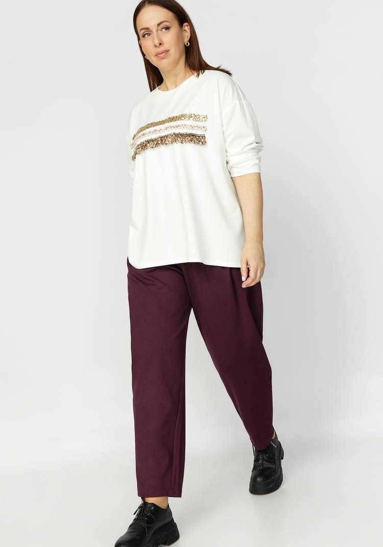 Брюки женские бананы свободного кроя шир.  750, рис. 10