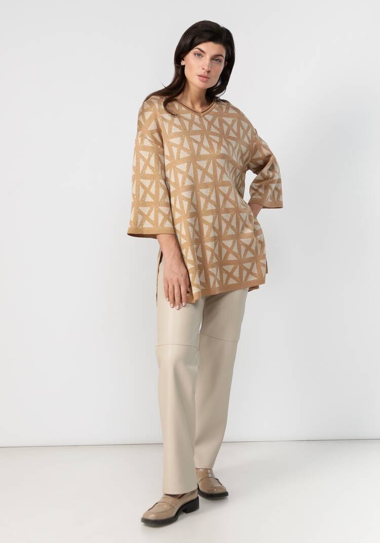 Туника с геометрическим орнаментом шир.  750, рис. 14